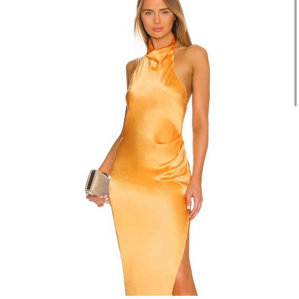Amanda Uprichard x REVOLVE Samba Gown in Citron